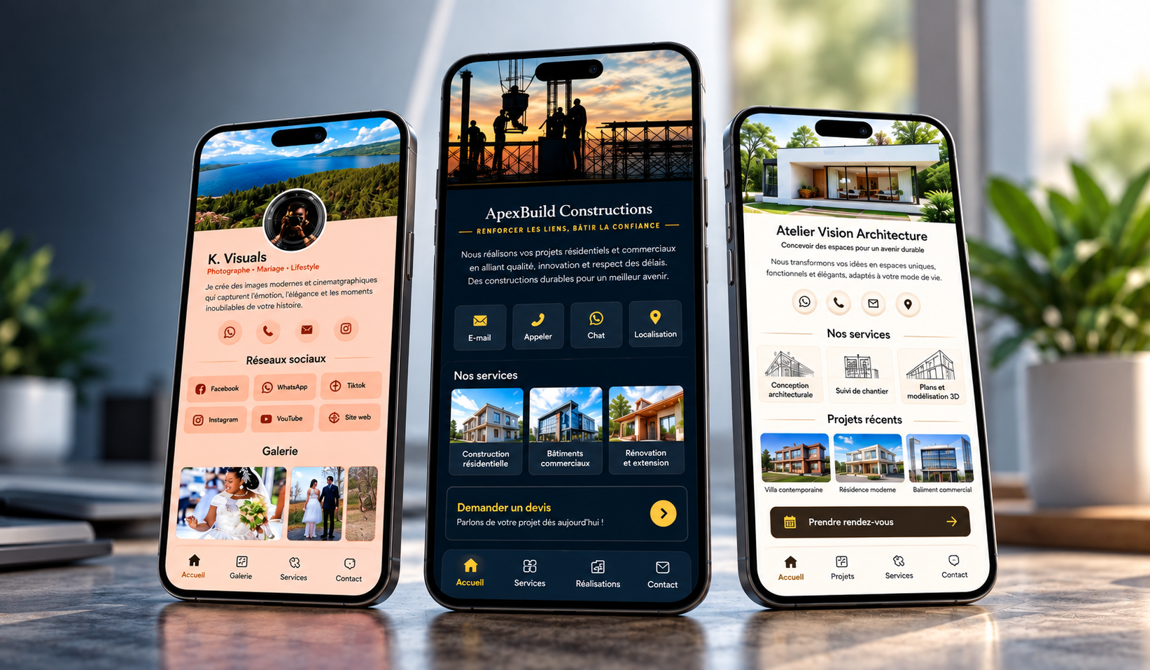 Rhemio – Profils digitaux, cartes de visite et flyers interactifs